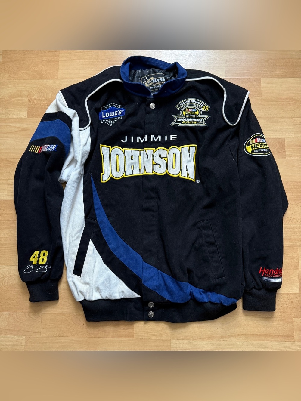 Vintage 2006 Chase Authentics Championship Jimmie Johnson Drivers Line Jacket